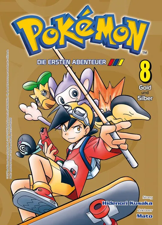Pokémon - Die ersten Abenteuer - Band 8 (Gold und Silber)