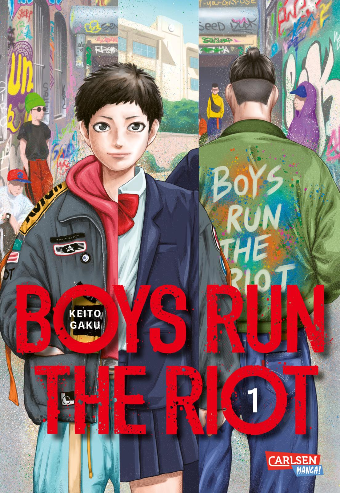 Boys run the Riot