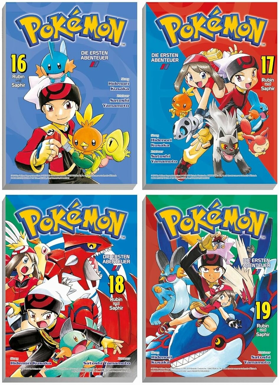 Pokémon - Manga Pack - Band 5 (Bundle 5: Rubin und Saphir 1)
