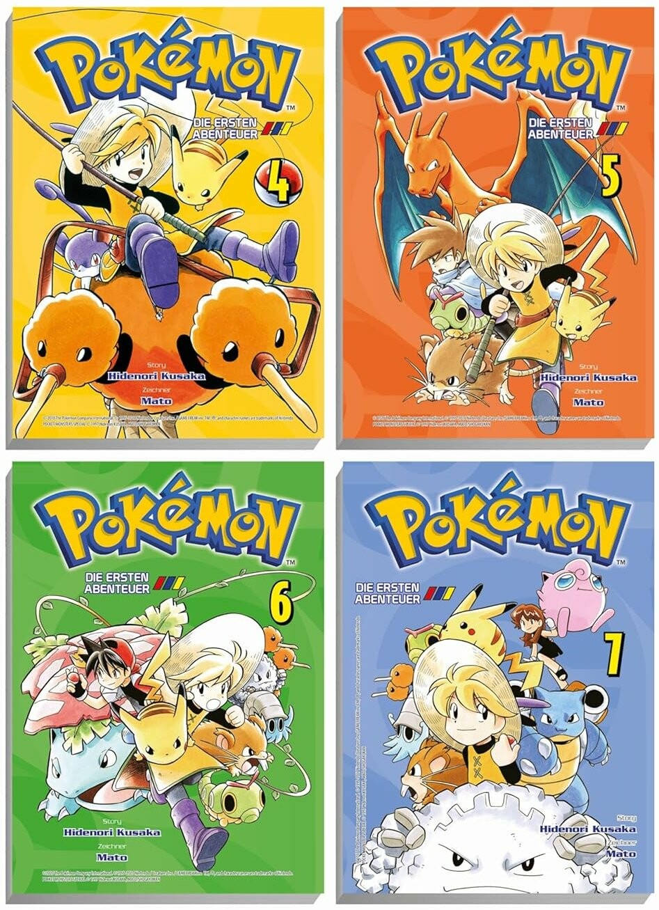 Pokémon - Manga Pack - Band 2 (Bundle 2: Gelb)