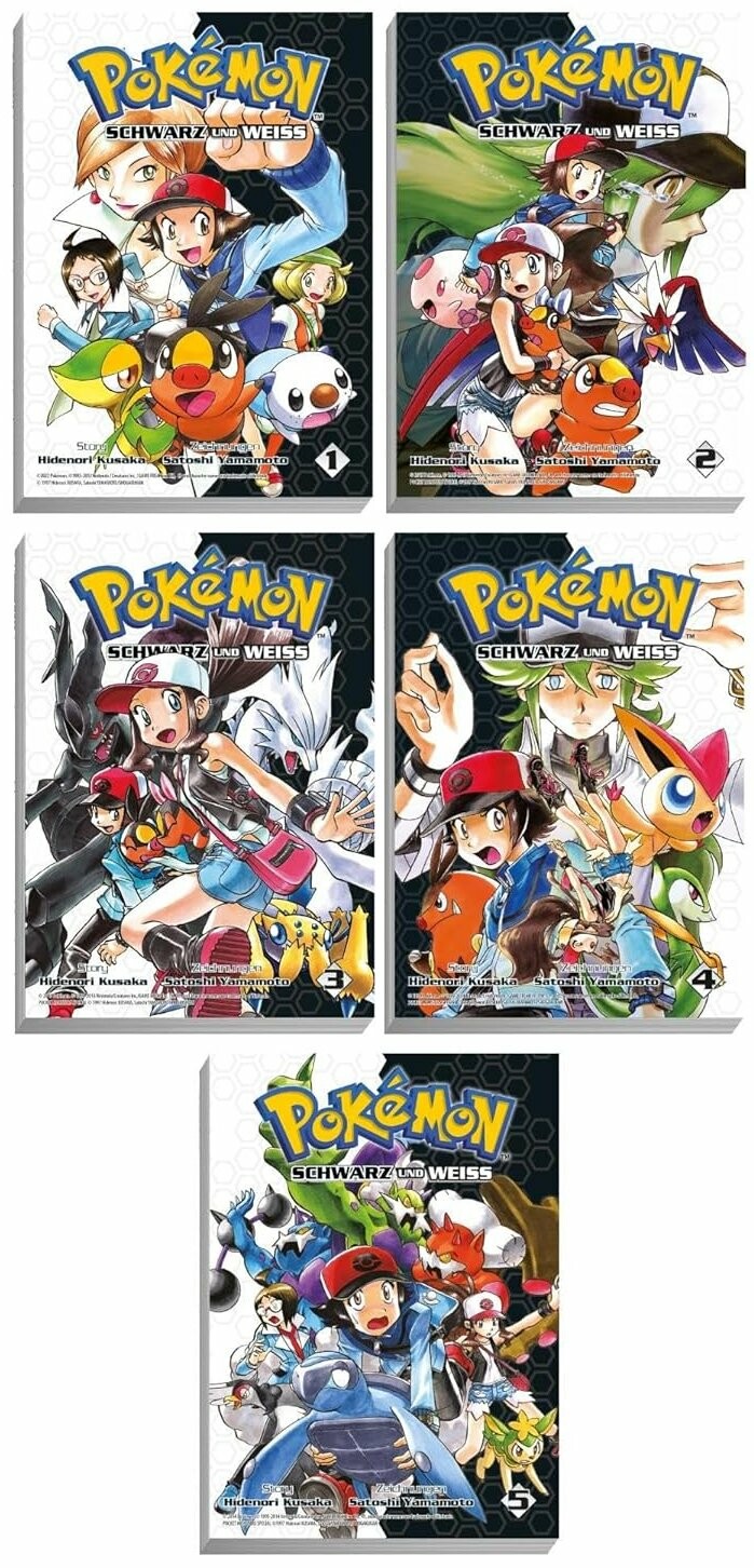 Pokémon - Manga Pack - Band 13 (Bundle 13: Schwarz und Weiss 1)